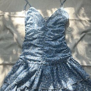 Cute blue floral PRINCESS POLLY dress